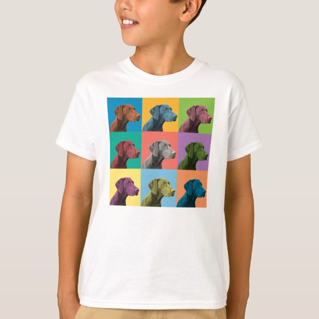 Camiseta El Estallido-Arte alemán del indicador de pelo (Anverso)