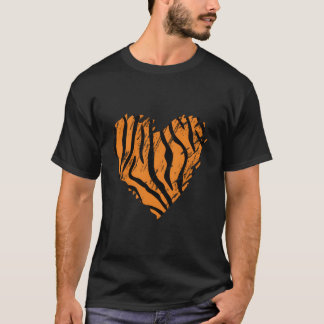 Camiseta Él Estampado de Tigre