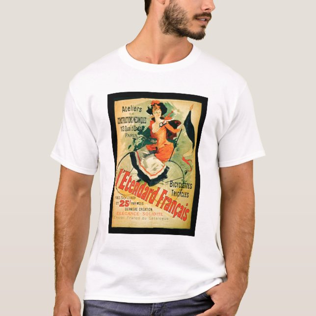 Camiseta "El estándar francés", publicidad de poster 'comió (Anverso)
