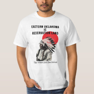 Camiseta El este de Oklahoma es reservación para los hombre