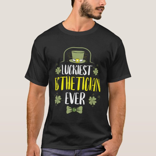 Camiseta El Esteticista Más Afortunado De La Historia Del D (Anverso)