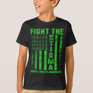 Camiseta El estigma, la conciencia sobre la salud mental, l