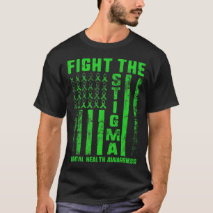 Camiseta El estigma, la conciencia sobre la salud mental, l