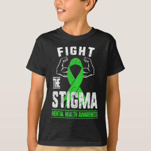 Camiseta El estigma, la conciencia sobre la salud mental, l