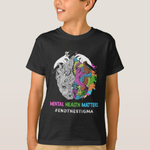 Camiseta El estigma, los problemas de salud mental y la con