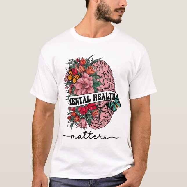 Camiseta El estigma, los problemas de salud mental y la con (Anverso)