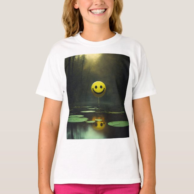 Camiseta El estilo de la cara sonriente (Anverso)