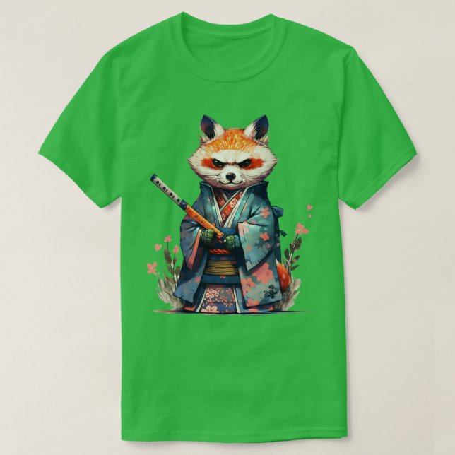Camiseta El estilo del Panda Rojo (Diseño del anverso)