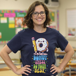 Camiseta El estrés de Donut hace su mejor día de prueba par