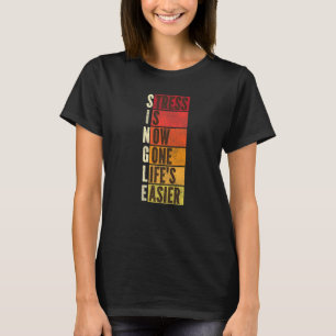 Camiseta El estrés del Fiesta del divorcio feliz se ha ido