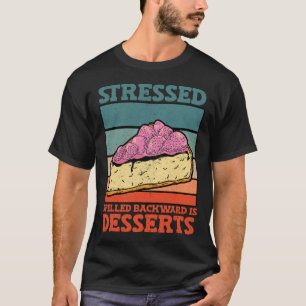 Camiseta El Estrés Espoleado Hacia Atrás Es Consciente Del