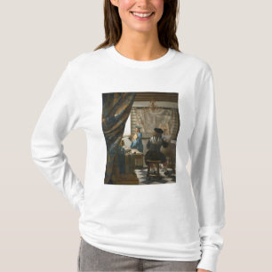 Camiseta El estudio del artista, c.1665-66 (aceite en lona)