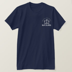 Camiseta El Evangelio de los Ministerios John KJV oscuro