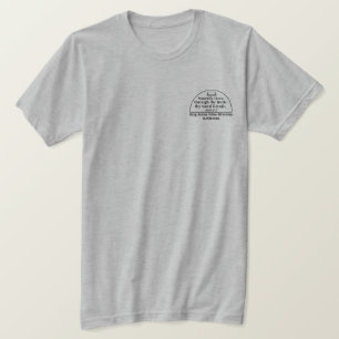 Camiseta El Evangelio de los Ministerios John KJV oscuro
