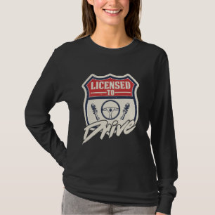 Camiseta El examen de la licencia de conducción pasó a se