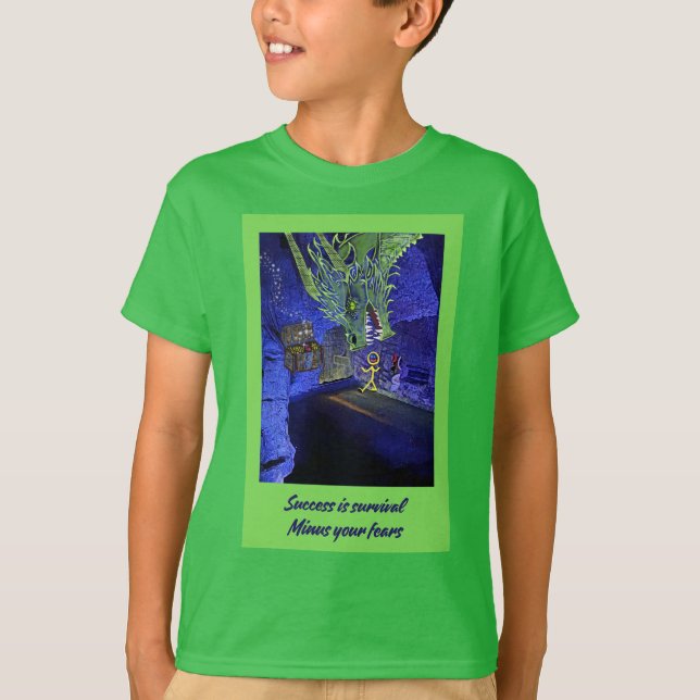 Camiseta El éxito es la supervivencia, menos tus temores. (Anverso)
