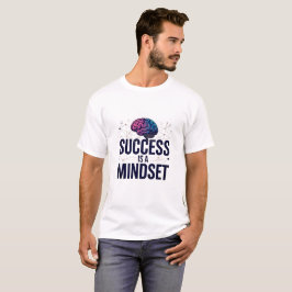 Camiseta El Éxito Es Un Texto Motivacional De Mentalidad Az