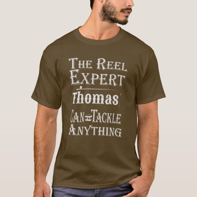 Camiseta El experto en tambores (personalizado) se ocupa de (Anverso)