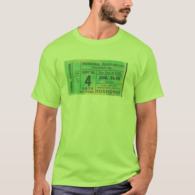 Camiseta El extranjero 1977 primero viaja al trozo de (Anverso)