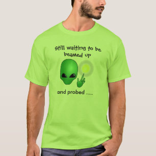 Camiseta El extranjero Nerdy emitió para arriba y sondó la