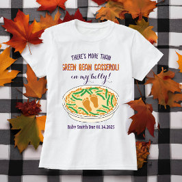 Camiseta El extraño embarazo de Acción de Gracias revela la