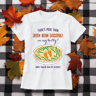Camiseta El extraño embarazo de Acción de Gracias revela la