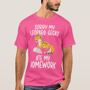 Camiseta El extraño leopardo de los geckos leopardo Gecko L