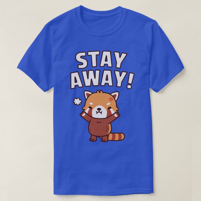 Camiseta El extraño Panda Rojo se aleja de lo gracioso (Diseño del anverso)