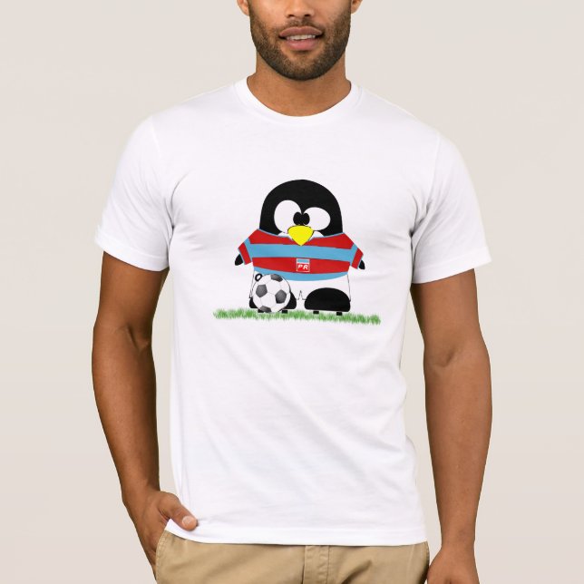 Camiseta El extraño pingüino de fútbol (Anverso)