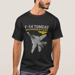 Camiseta El F 14 Tomcat en acción La aviación naval en su p