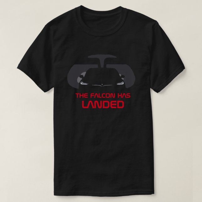 CAMISETA EL FALCON HA ATERRIZADO (Diseño del anverso)