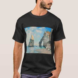Camiseta El famoso cuadro de Claude Monet Los acantilados d