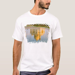 Camiseta El famoso templo del Taj Mahal, reflexión en