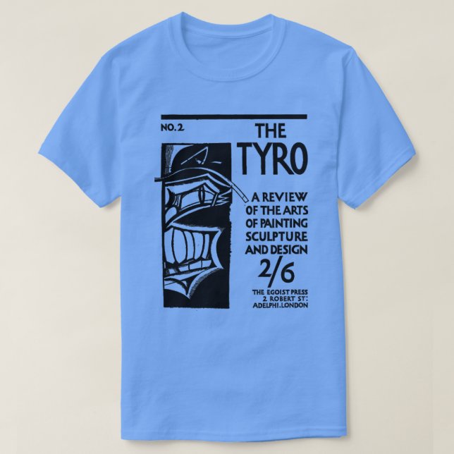 Camiseta El fanático del arte modernista Tyro Wyndham Lewis (Diseño del anverso)