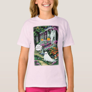 Camiseta El fantasma de Halloween está practicando gracia