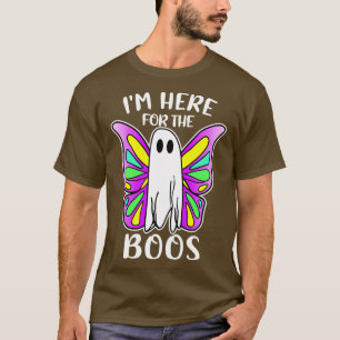 Camiseta El Fantasma De Halloween Estoy Aquí Por El Buey Co
