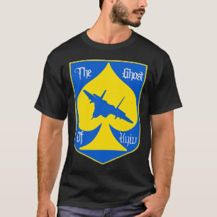 Camiseta El Fantasma de Kiev Kiev Ucrania Piloto de Caza As