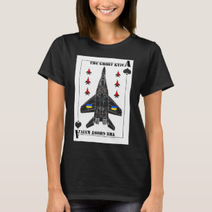 Camiseta El Fantasma De Kyivkiev Ucrania Piloto De Caza As
