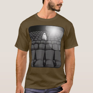 Camiseta El fantasma de la hoja de cine atormentado es tris