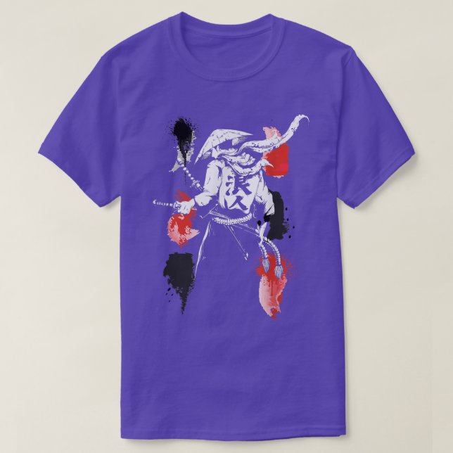Camiseta El fantasma de la máscara Samurai guerrero Samurai (Diseño del anverso)