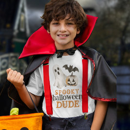 Camiseta El fantasma de la piel de calabaza Halloween Amigo