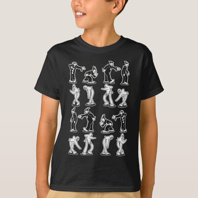 Camiseta El Fantasma De Payaso Espantó Danza De Dos Pasos (Anverso)