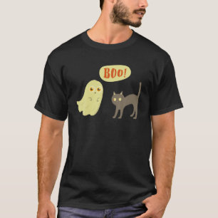 Camiseta El fantasma del fantasma del Ghost Scare Cat Hallo