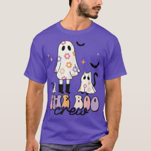 Camiseta El fantasma del gato Halloween Gro de la temporada