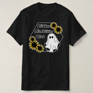 Camiseta el fantasma del girasol del club de discapacitados