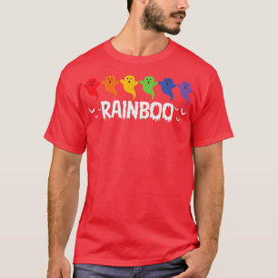 Camiseta El fantasma del orgullo gay LGBTQ arcoiris es un h
