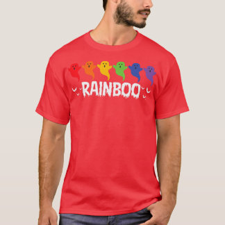 Camiseta El fantasma del orgullo gay LGBTQ arcoiris es un h