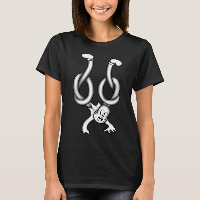 Camiseta El fantasma del payaso retorcido (Anverso)