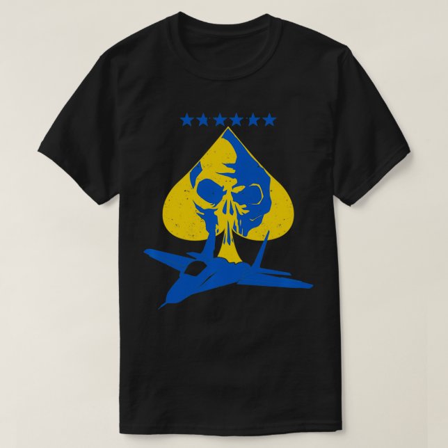 Camiseta El Fantasma Del Piloto Piloto De Combate Ace De Ki (Diseño del anverso)