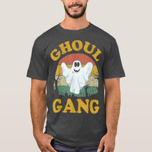 Camiseta El fantasma retro Ghoul Boo Spider Candy Bad Hallo